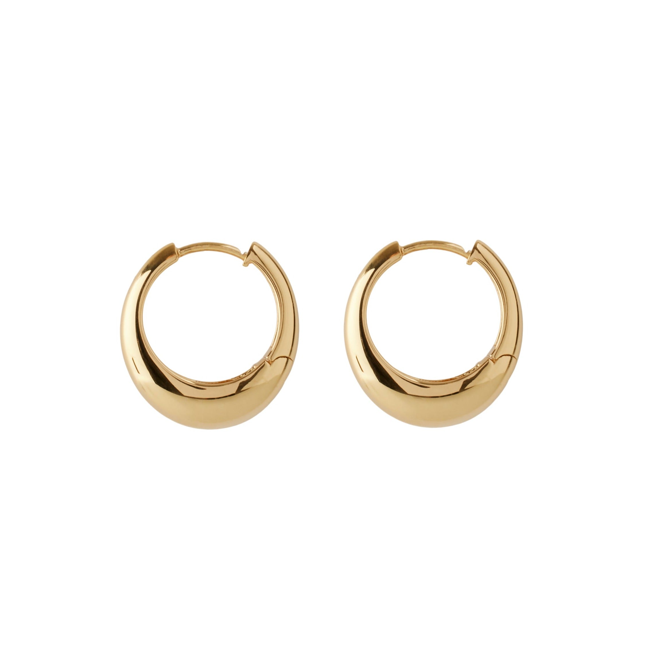 Globe Huggies ørering - forgyldt